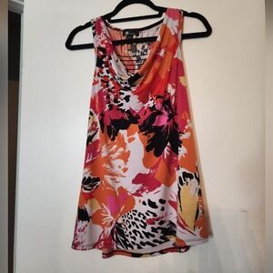 Women's  Colorful Dressy Tank Top, AB Studio,Sz small